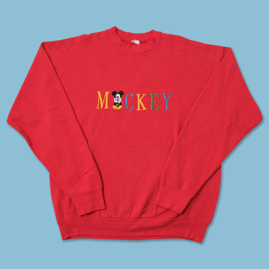 Vintage Mickey Mouse Sweater Large 
