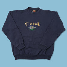 Vintage Notre Dame Sweater Medium 