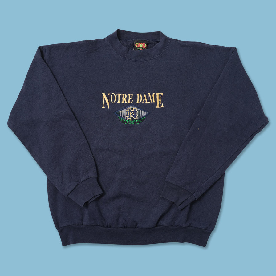 Vintage Notre Dame Sweater Medium 