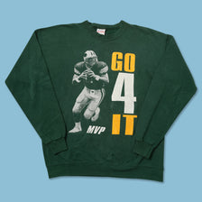 Vintage Brett Favre MVP Sweater XLarge 