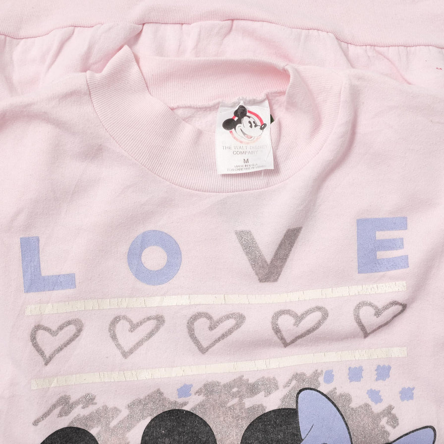 Vintage Mickey & Minnie Sweater Small 