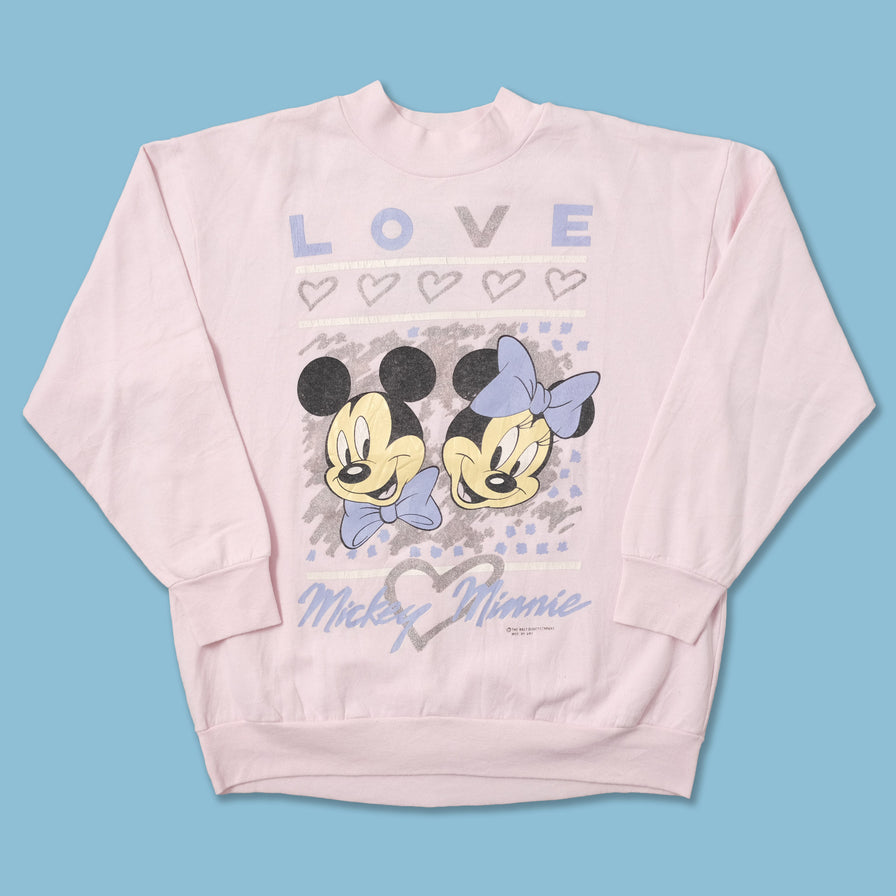 Vintage Mickey & Minnie Sweater Small 