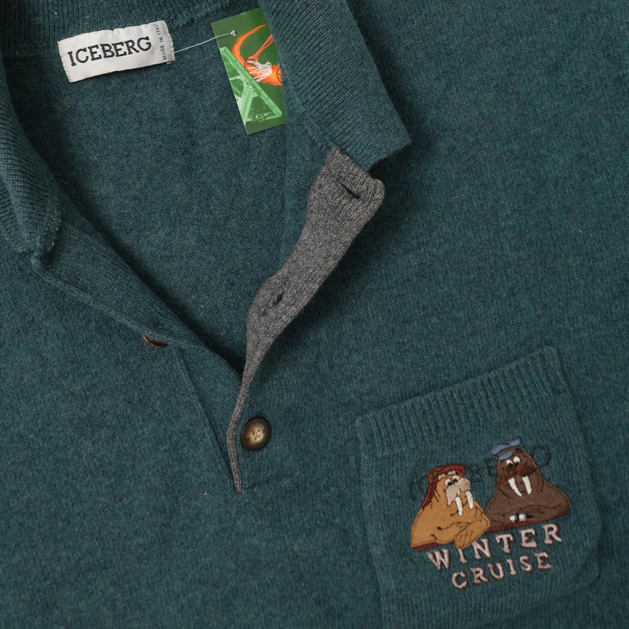 Vintage Iceberg Knit Sweater Medium 