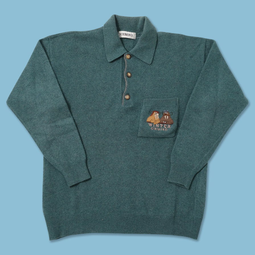 Vintage Iceberg Knit Sweater Medium 