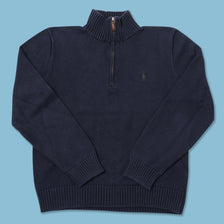 Vintage Polo Ralph Lauren Q-Zip Sweater Small 