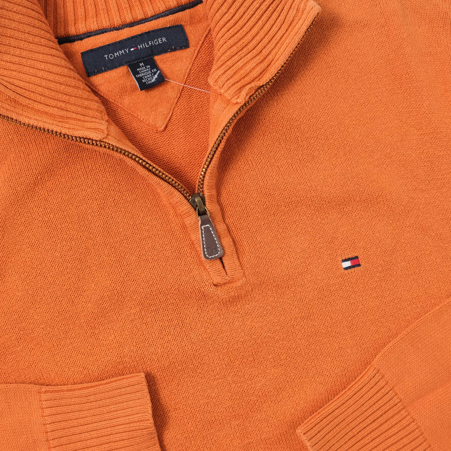 Vintage Tommy Hilfiger Q-Zip Sweater Medium 