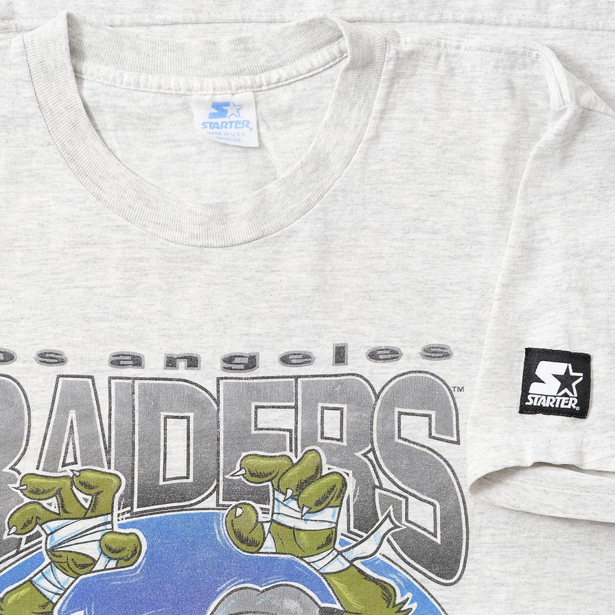 1994 Starter Los Angeles Raiders T-Shirt Medium 