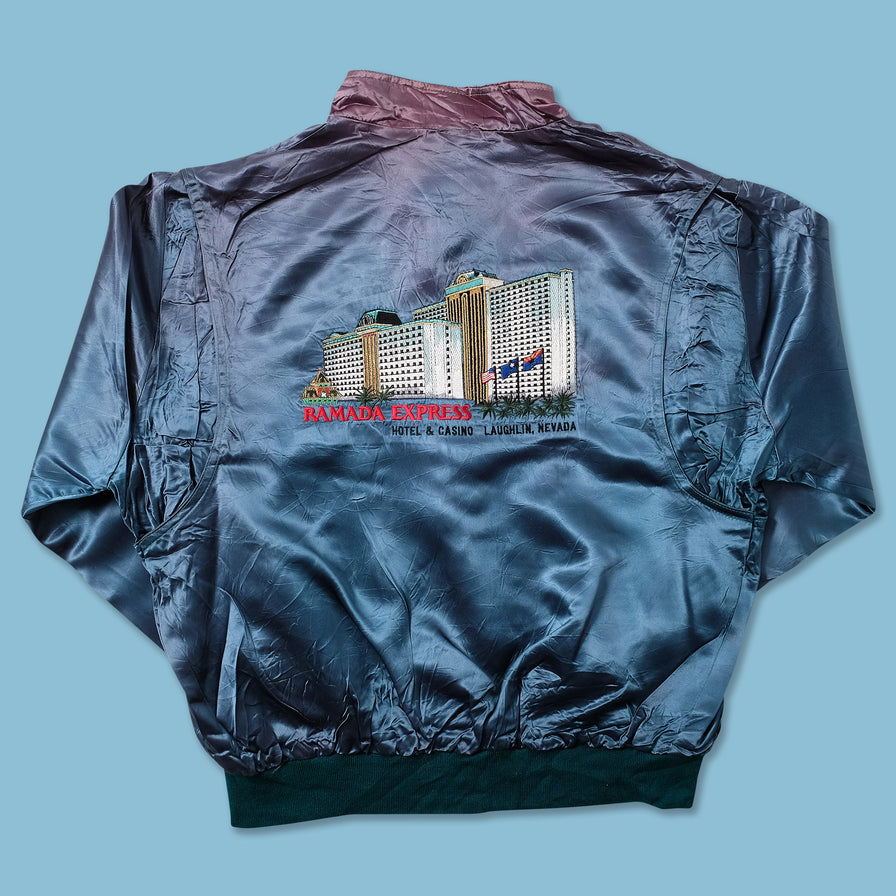 Vintage Satin College Jacket Large 