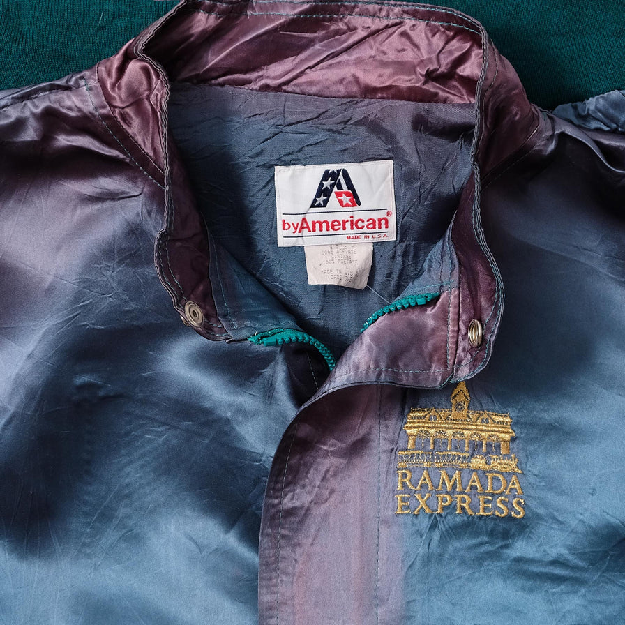 Vintage Satin College Jacket Large 