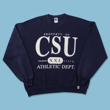 Vintage Russell Athletic CSU Sweater XLarge 
