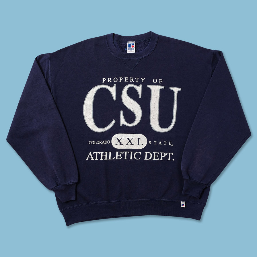 Vintage Russell Athletic CSU Sweater XLarge 