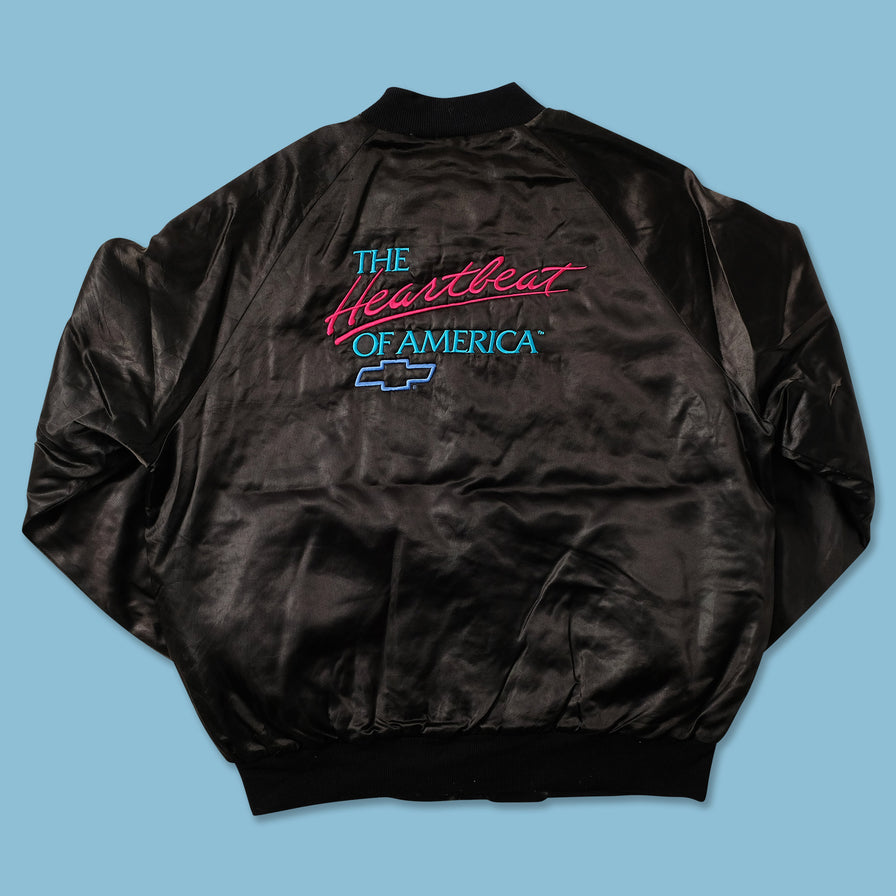 Vintage Satin College Jacket Large 