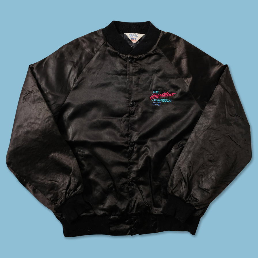 Vintage Satin College Jacket Large 