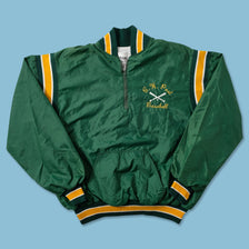 Vintage Baseball College Windbreaker Medium 