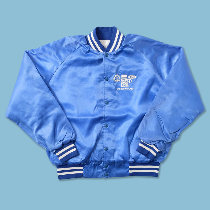 Vintage Satin College Jacket Small 