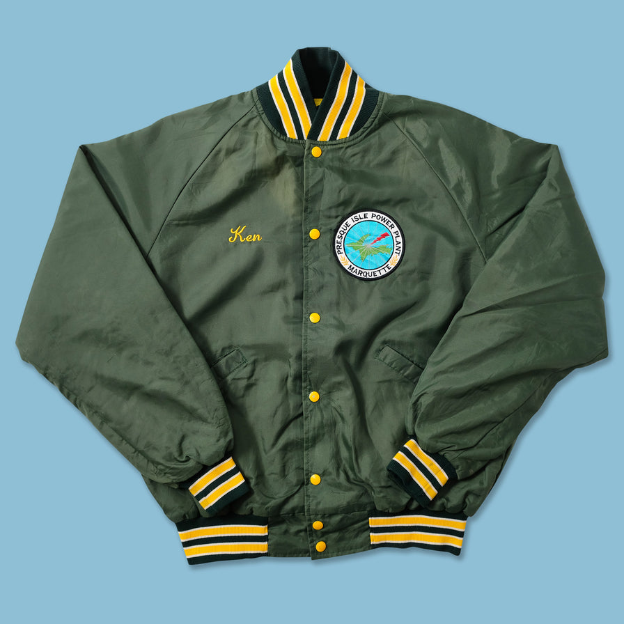 Vintage Padded College Jacket Medium 