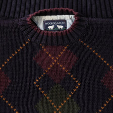 Vintage Woods&Gray Knit Sweater Medium 