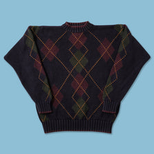 Vintage Woods&Gray Knit Sweater Medium 
