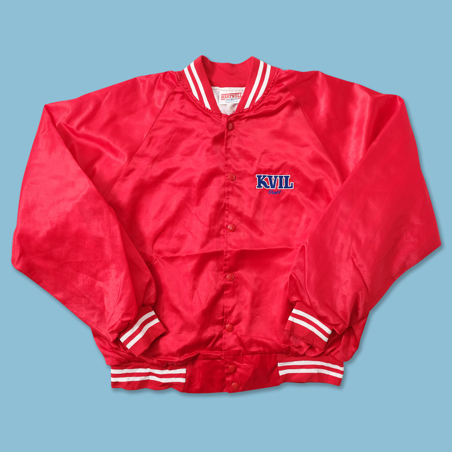 Vintage Satin College Jacket Large 