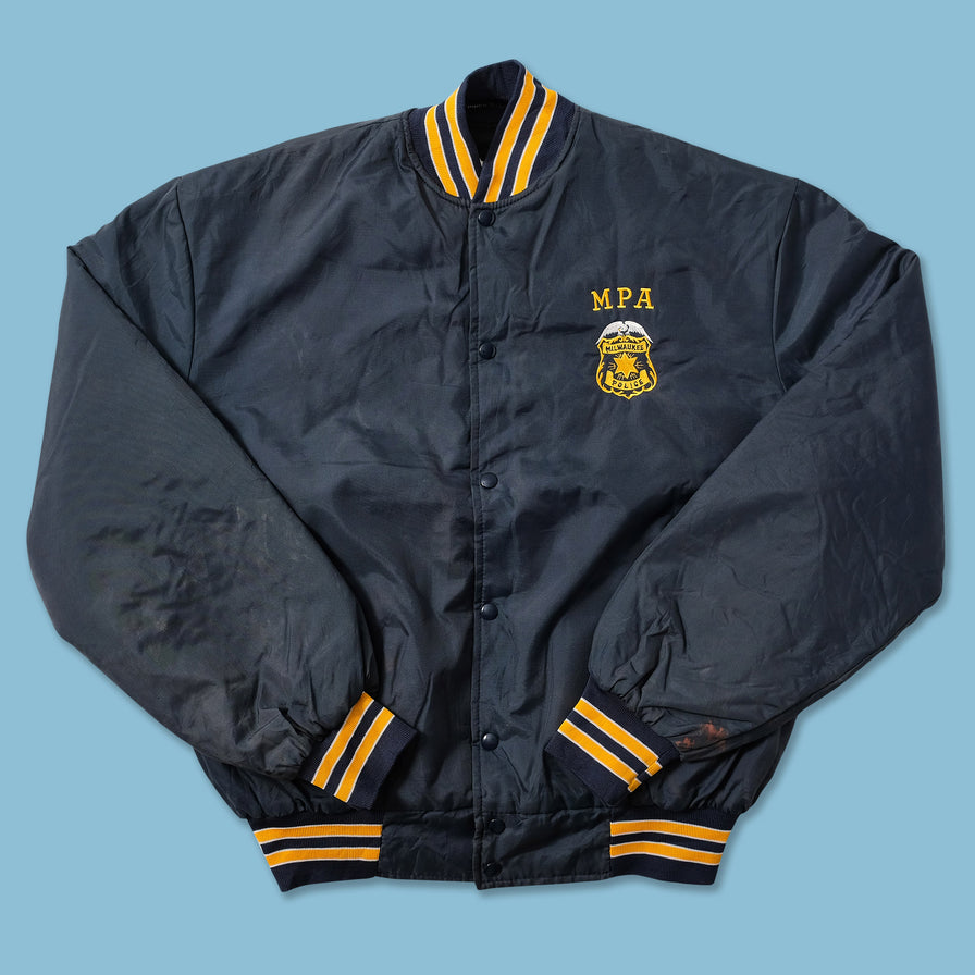 Vintage Milwaukee Police College Jacket XLarge 