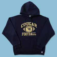 Vintage Russell Athletic Cougar Football Hoody Small 
