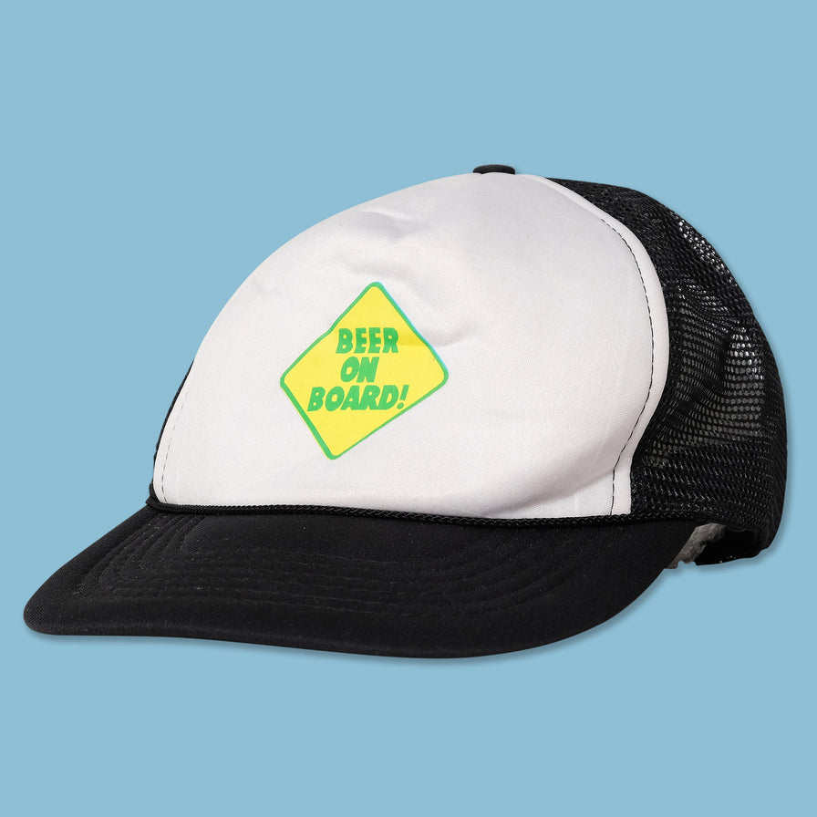 Vintage Beer on Board Trucker Cap 