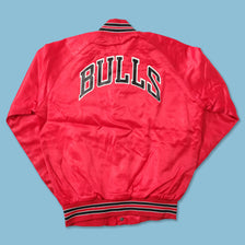 Vintage Women's Chicago Bulls Satin College Jacket XSmall 