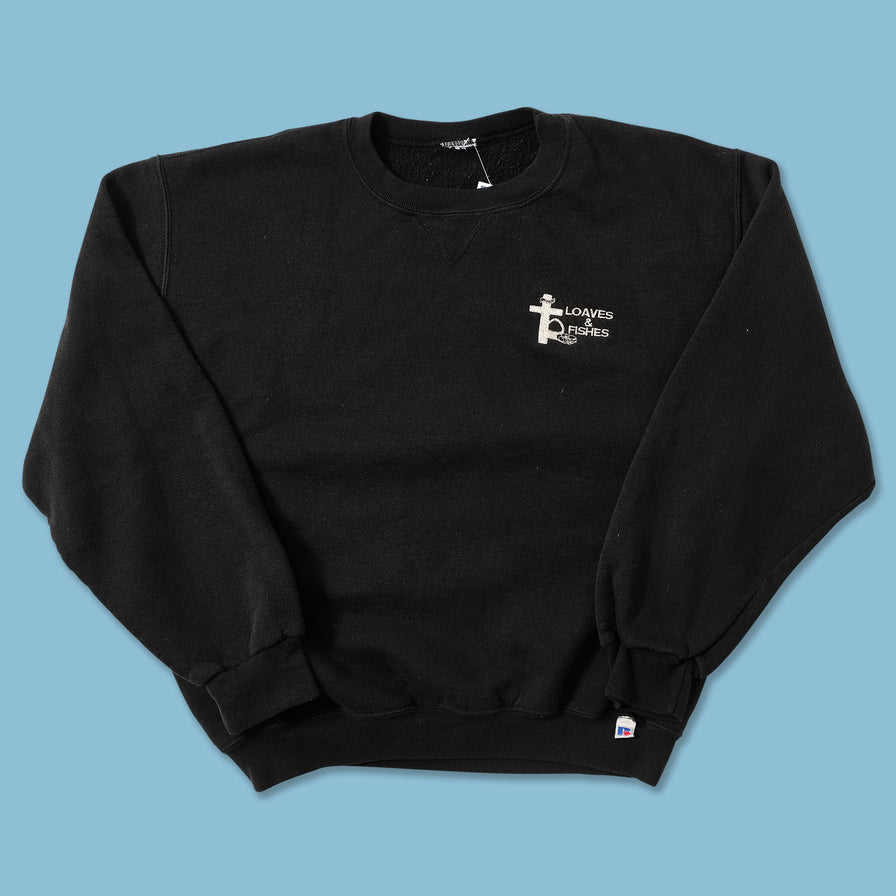Vintage Russell Athletic Loaves & Fishes Sweater Small 