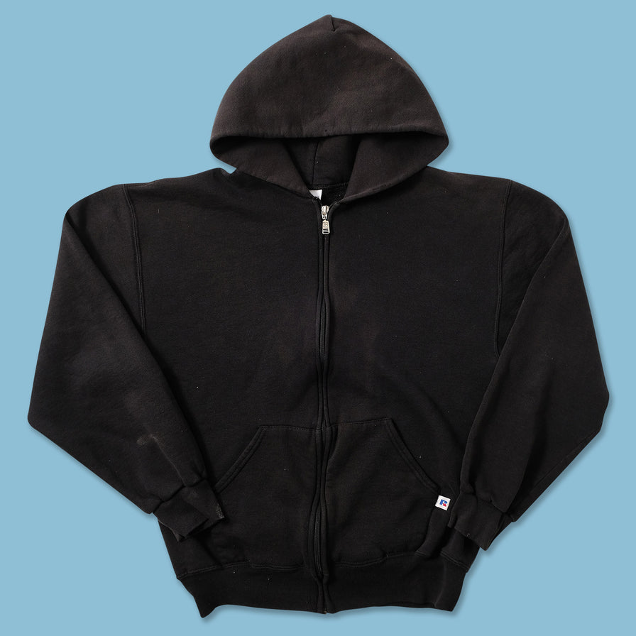 Vintage Russell Athletic Zip Hoody Medium 