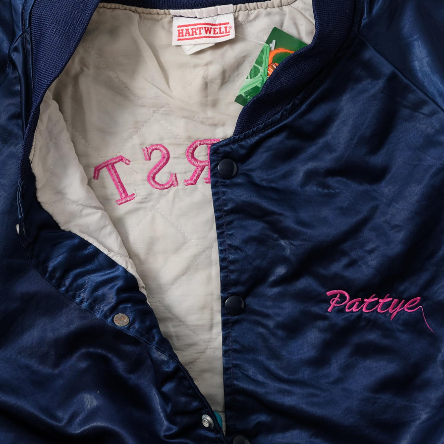 Vintage Satin College Jacket XXLarge 