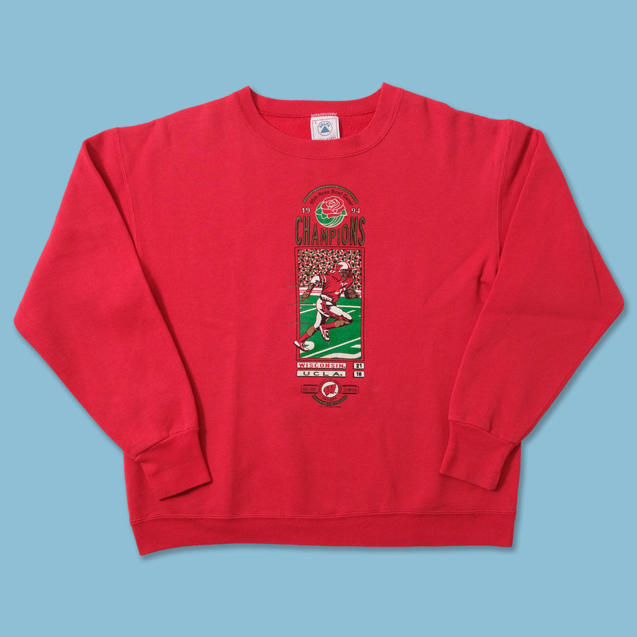 1994 Wisconsin Badgers Rose Bowl Sweater Large 