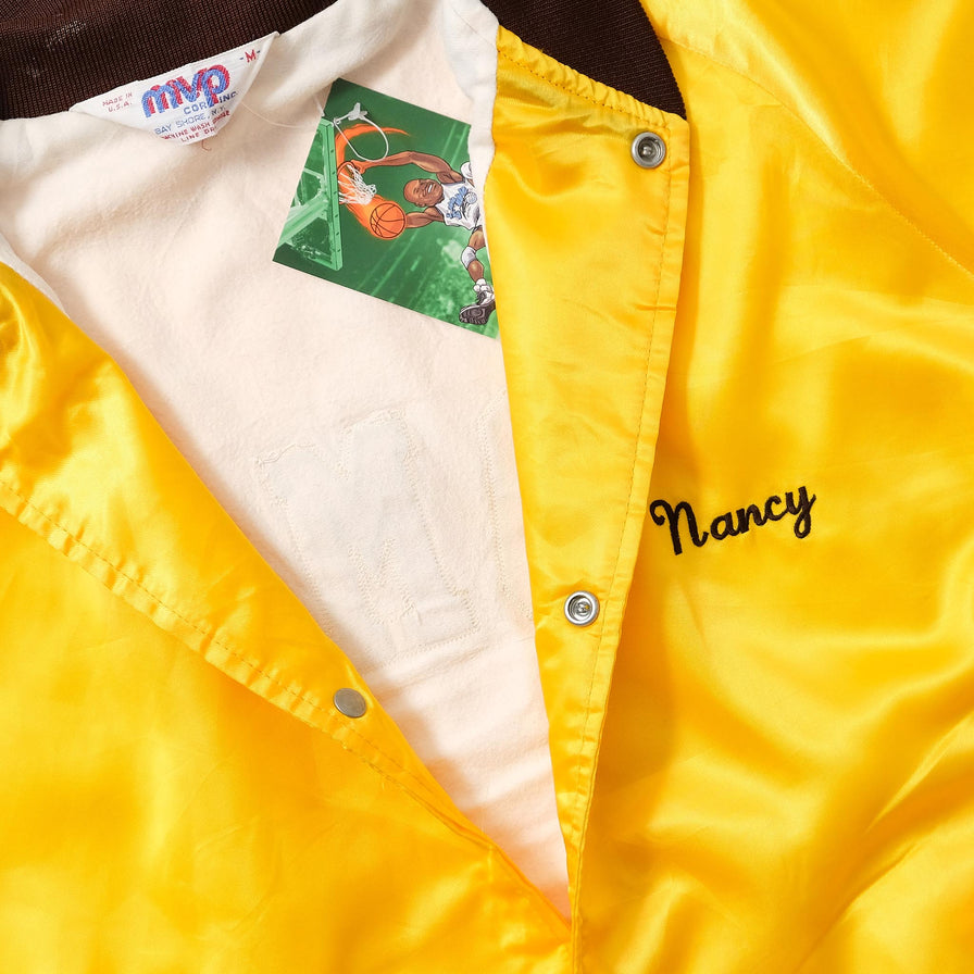 Vintage Satin College Jacket Medium 