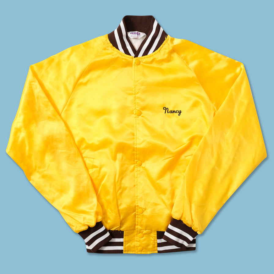 Vintage Satin College Jacket Medium 