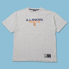 Vintage Starter Fighting Illinois T-Shirt Large 