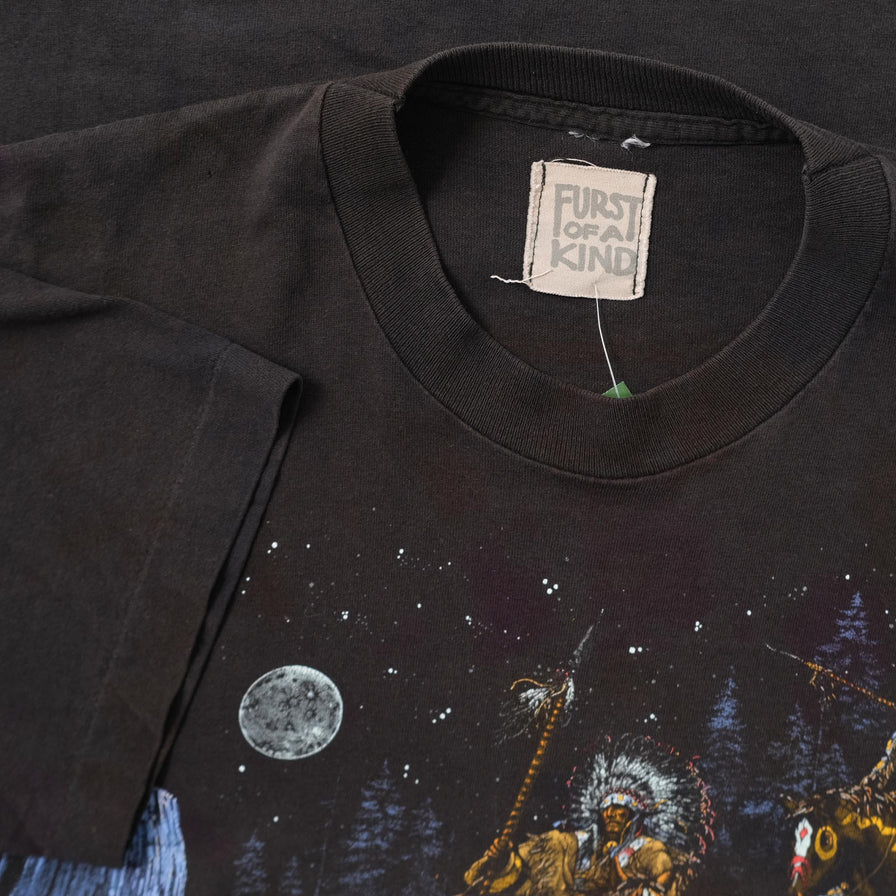 Vintage 1994 Native T-Shirt Large 