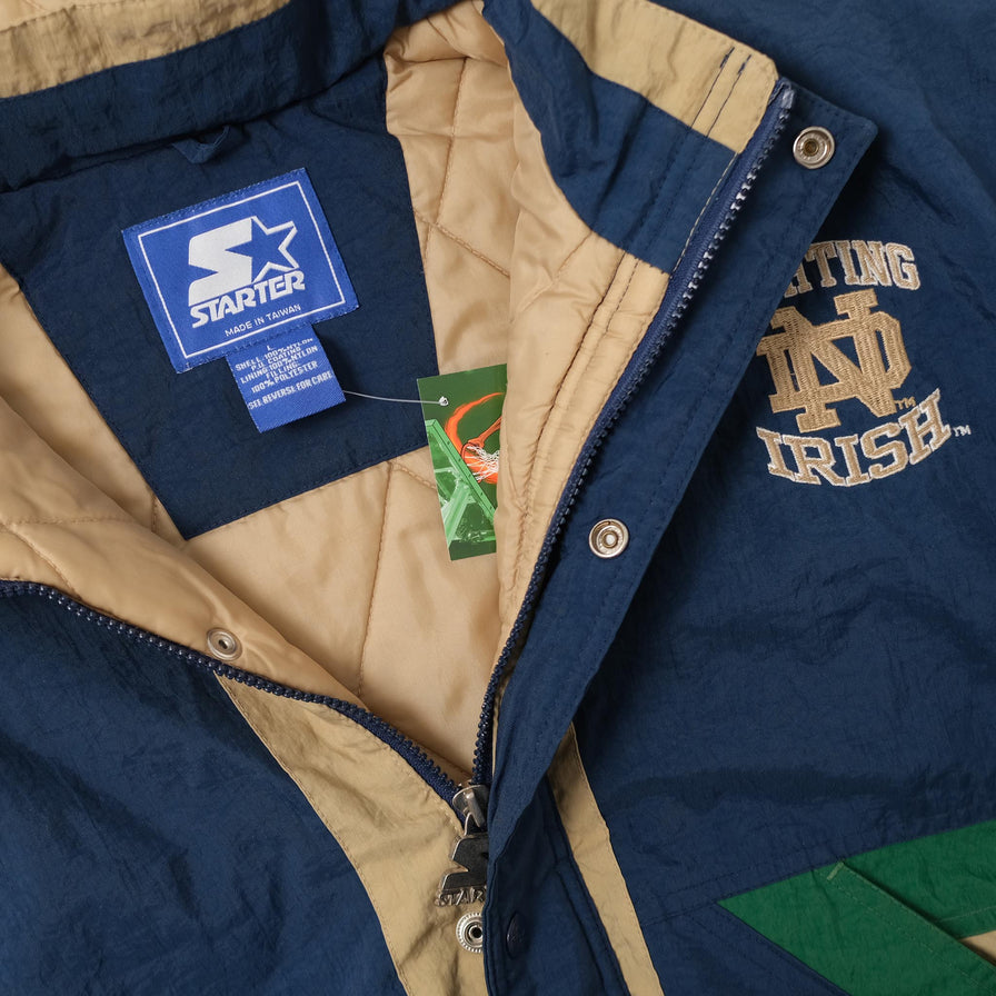 Vintage Starter Notre Dame Women's Jacket Small 