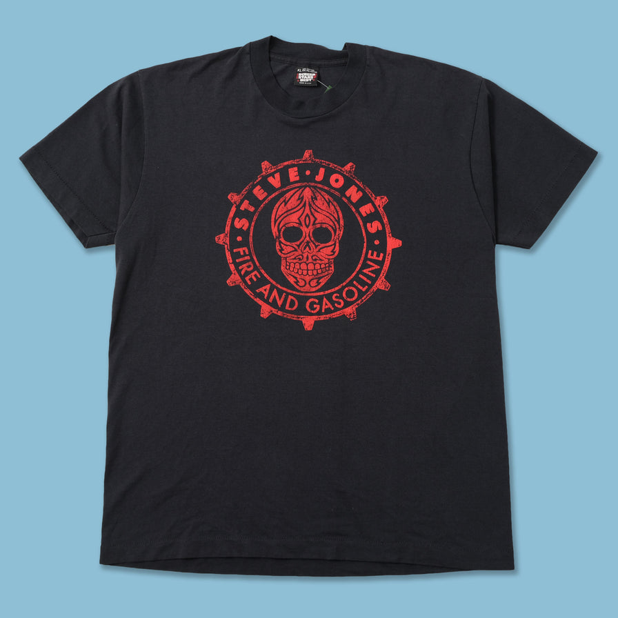 Vintage 1989 Steve Jones Fire & Gasoline T-Shirt XLarge 
