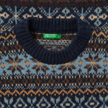 Vintage Benetton Knit Sweater Large 