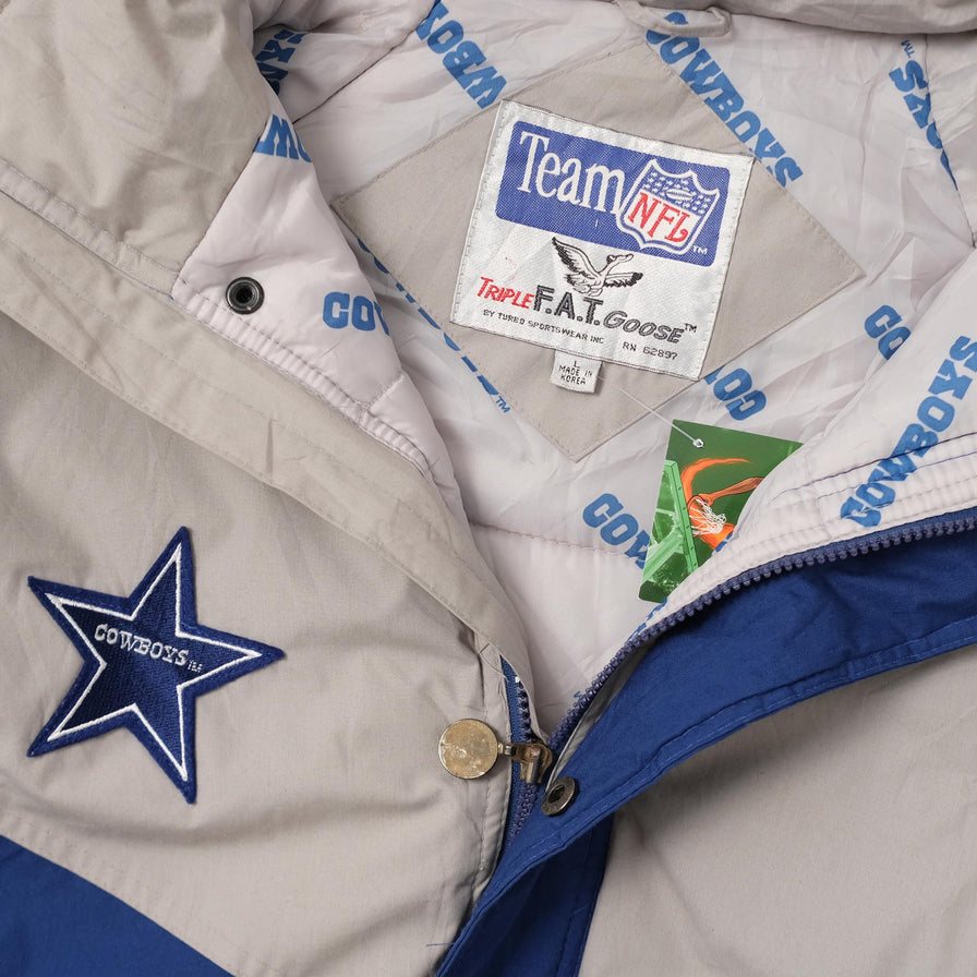 Vintage Dallas Cowboys Padded Jacket XLarge 