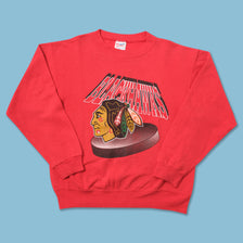 Vintage 1992 Chicago Blackhawks Sweater Medium 