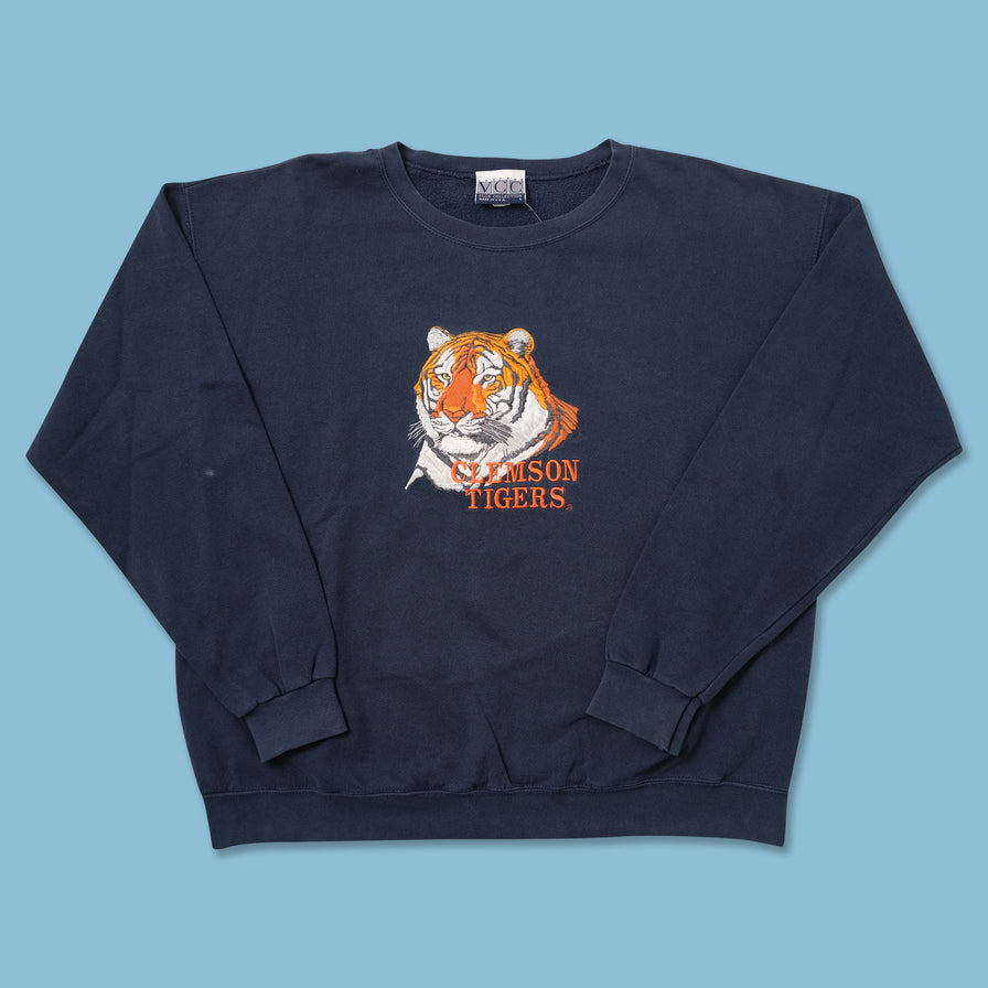 Vintage Clemson Tigers Sweater XLarge 