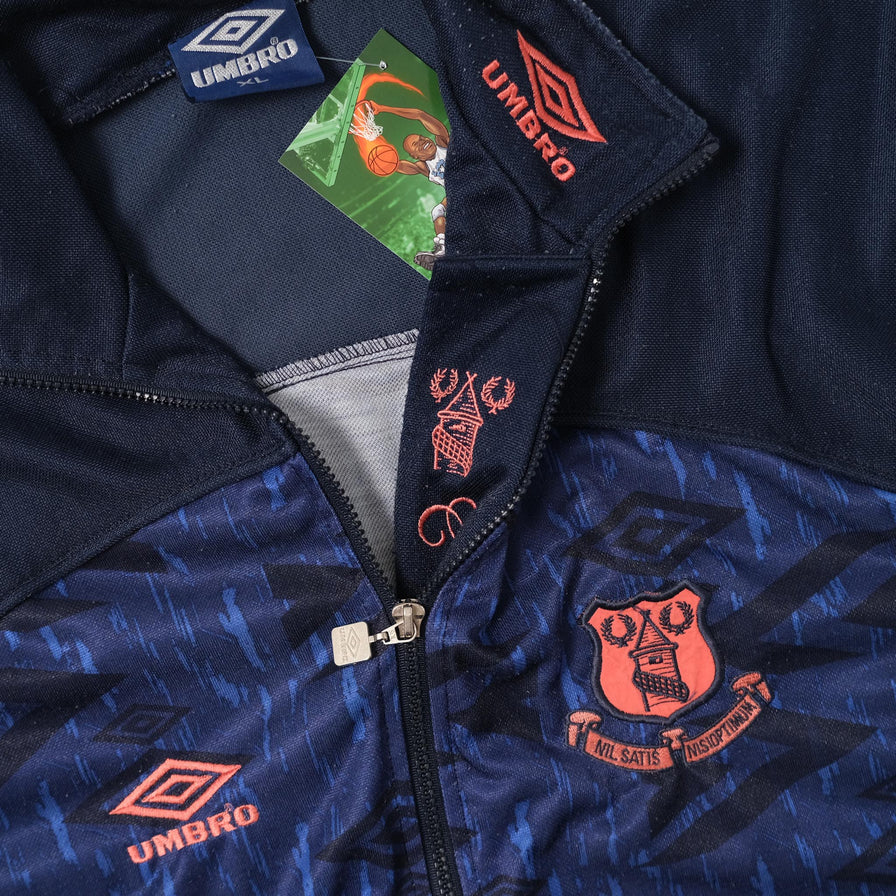 Vintage Umbro Everton Track Jacket XLarge 