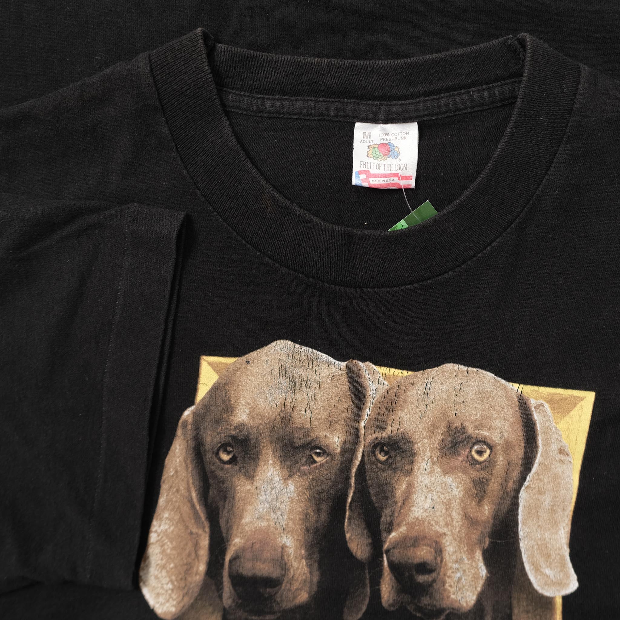 1992 William Wegman Dog T-Shirt Medium | Double Double Vintage