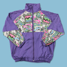 Vintage Pattern Track Jacket Large 
