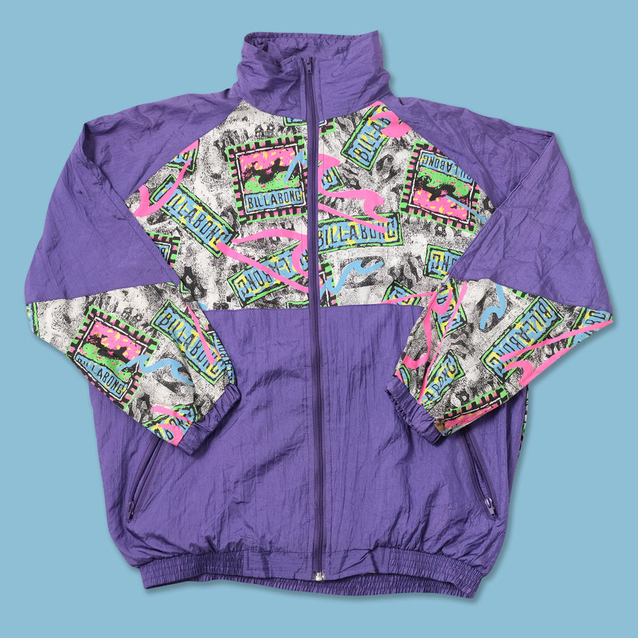 Vintage Pattern Track Jacket Large 