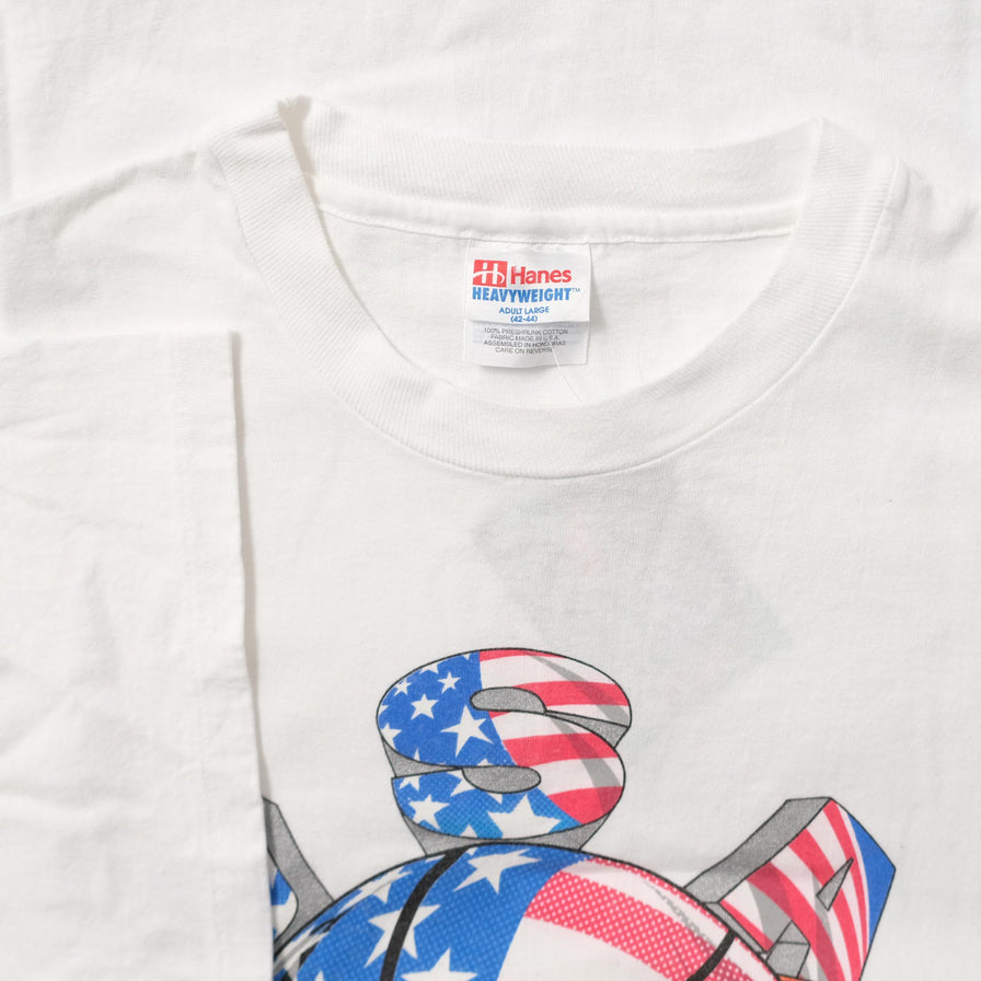 Vintage USA Olympic Basketball T-Shirt Large 