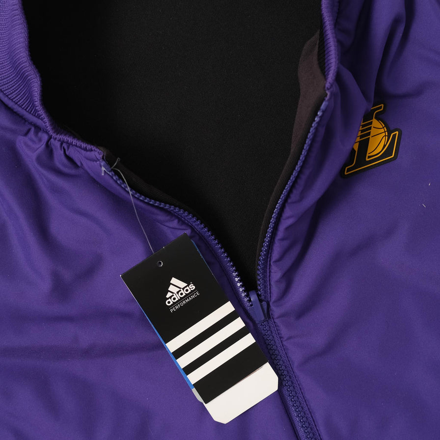 DS adidas L.A. Lakers Reversible Jacket Small 