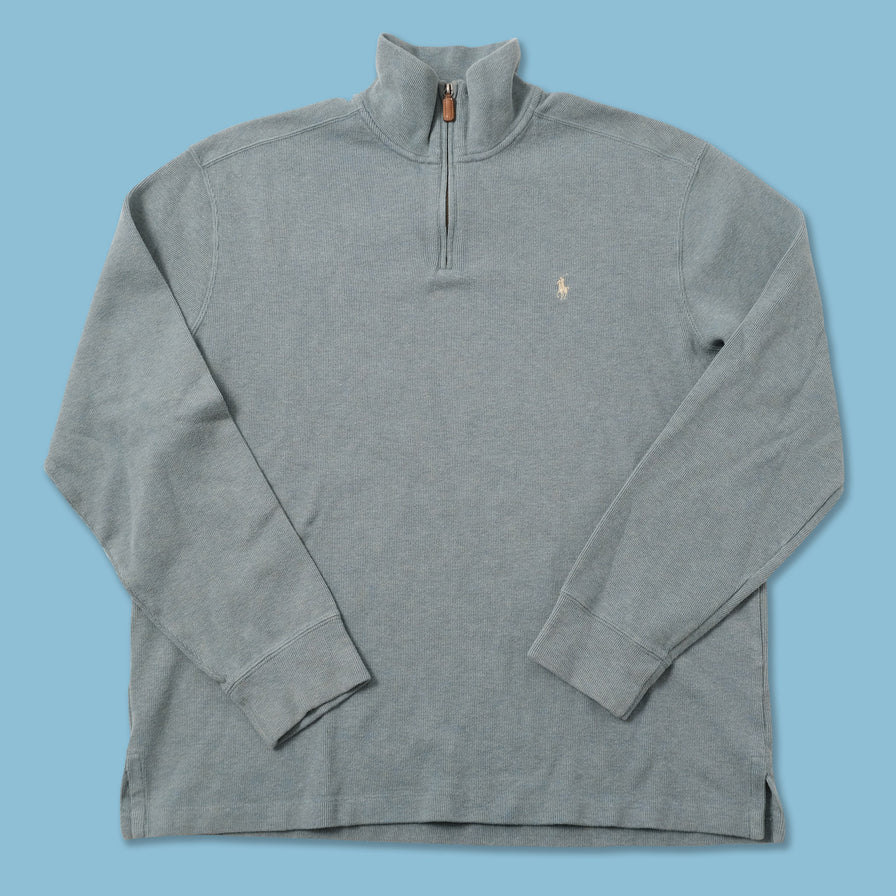 Vintage Polo Ralph Lauren Q-Zip Sweater XLarge 