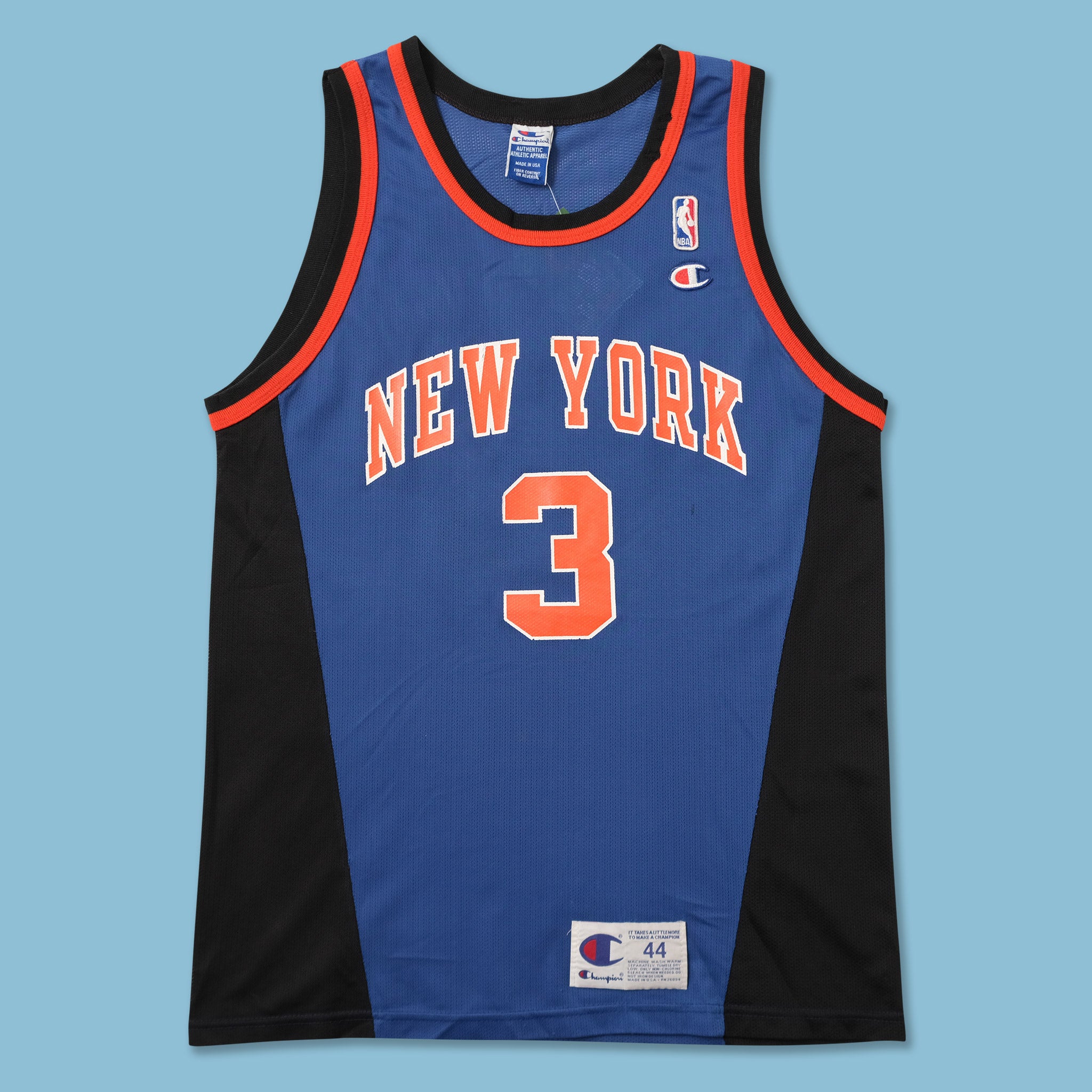 Knicks champion shop jersey