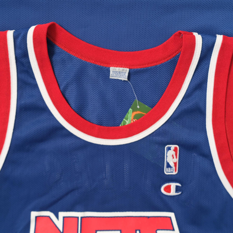 Vintage Champion New Jersey Nets Jersey Medium 